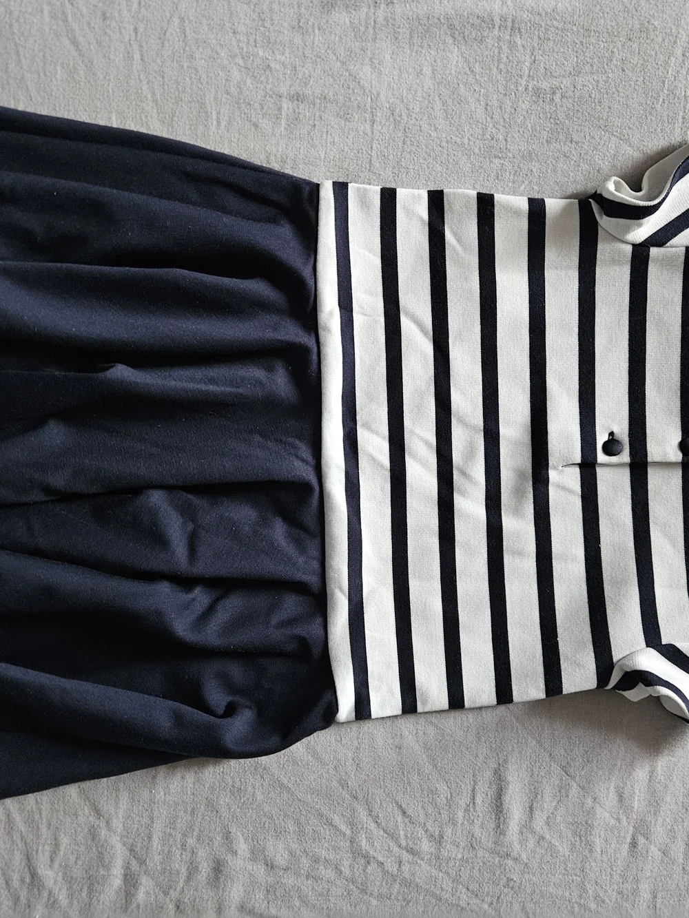 Ralph Lauren Navy and White Striped Polo Dress with Bloomer